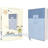 NIV, Baby Gift Bible, Holy Bible, Leathersoft, Blue, Red Letter, Comfort Print: Keepsake Edition