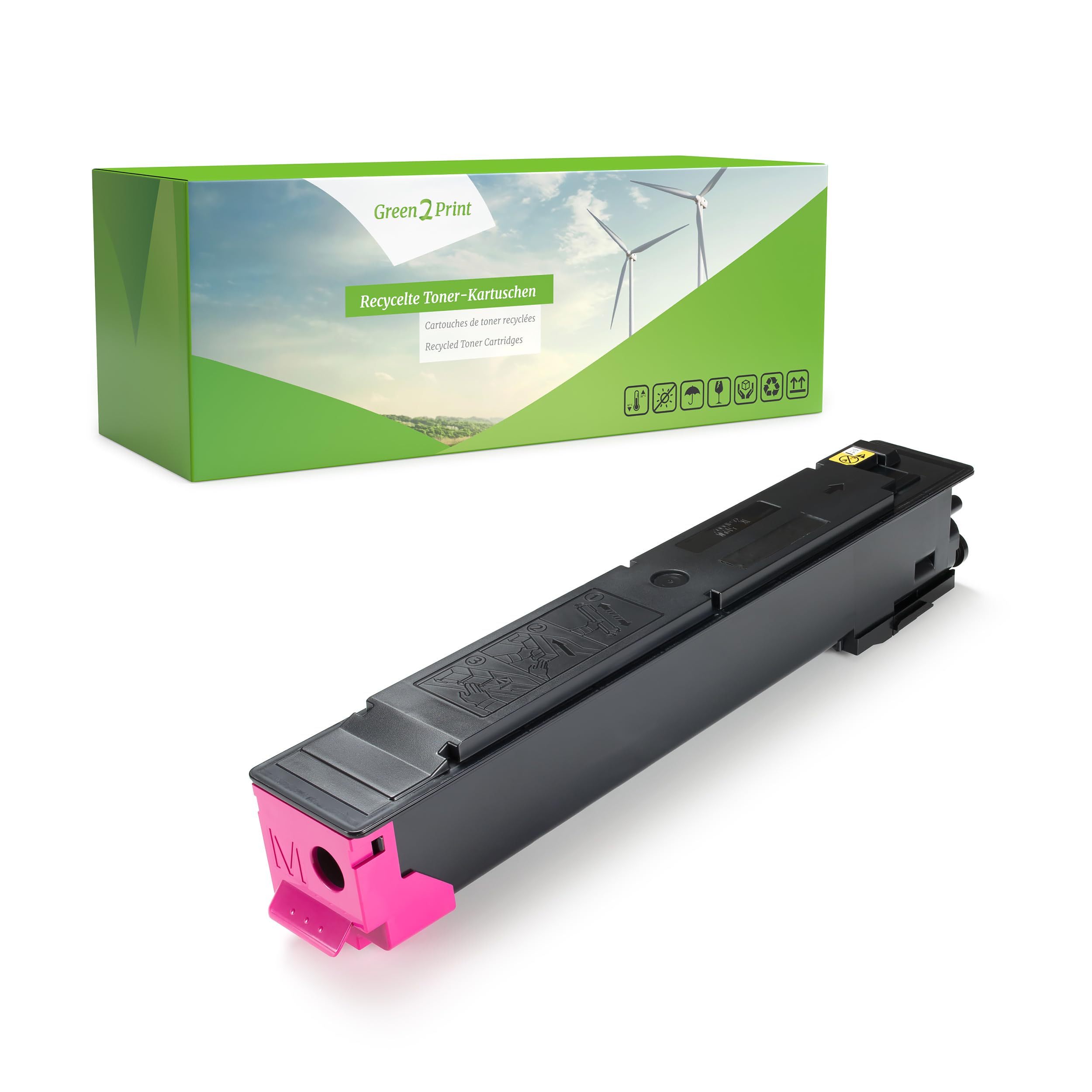 Green2Print Toner magenta 15000 pages replaces Kyocera TK-5215M, 1T02R6BNL0 Toner cartridge for Kyocera TASKalfa 406CI