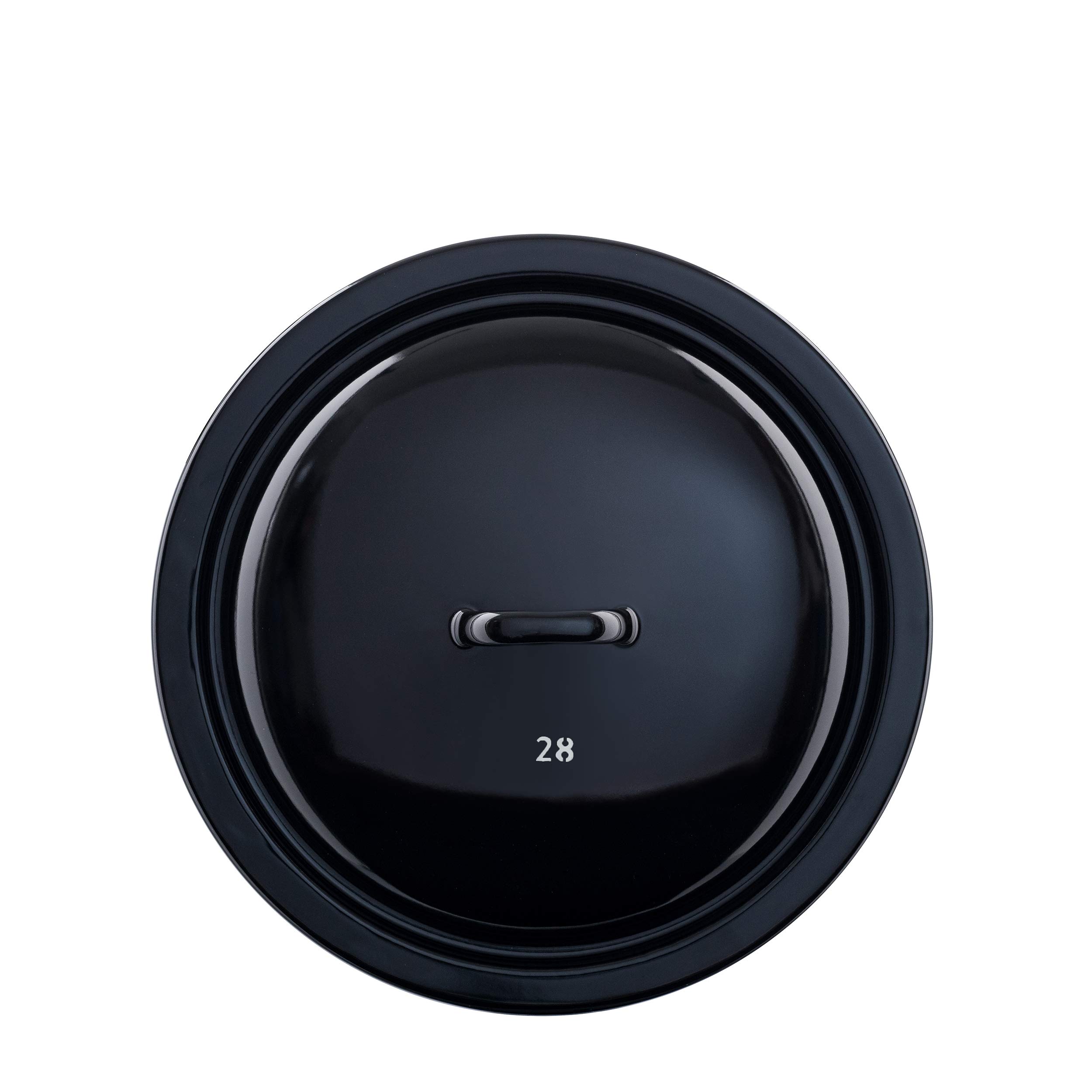 Riess Classic - Giants and Dwarfs Lid, Diameter-28 Cm Black