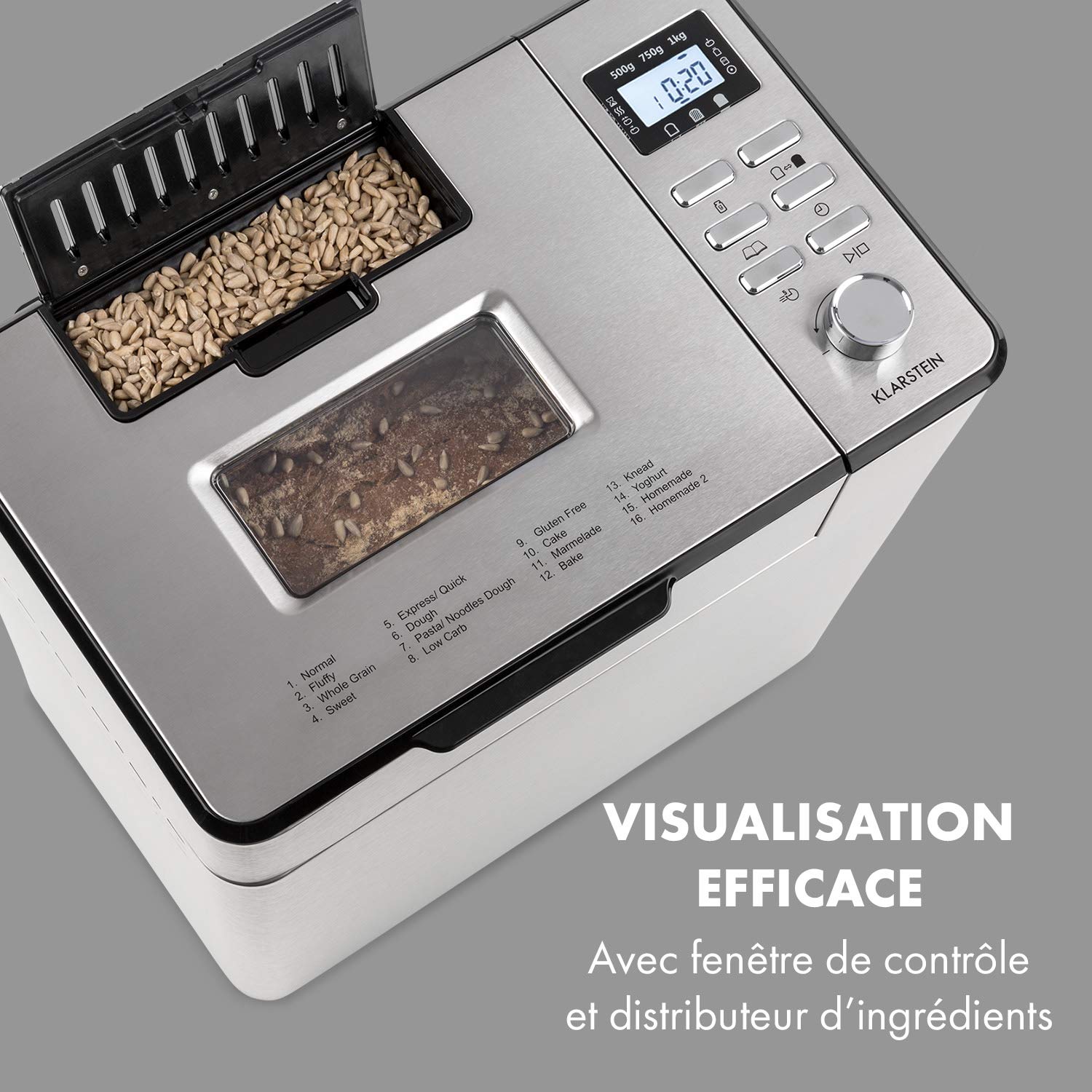 Klarstein Brotilde acero inoxidable: Amazon.es: Hogar