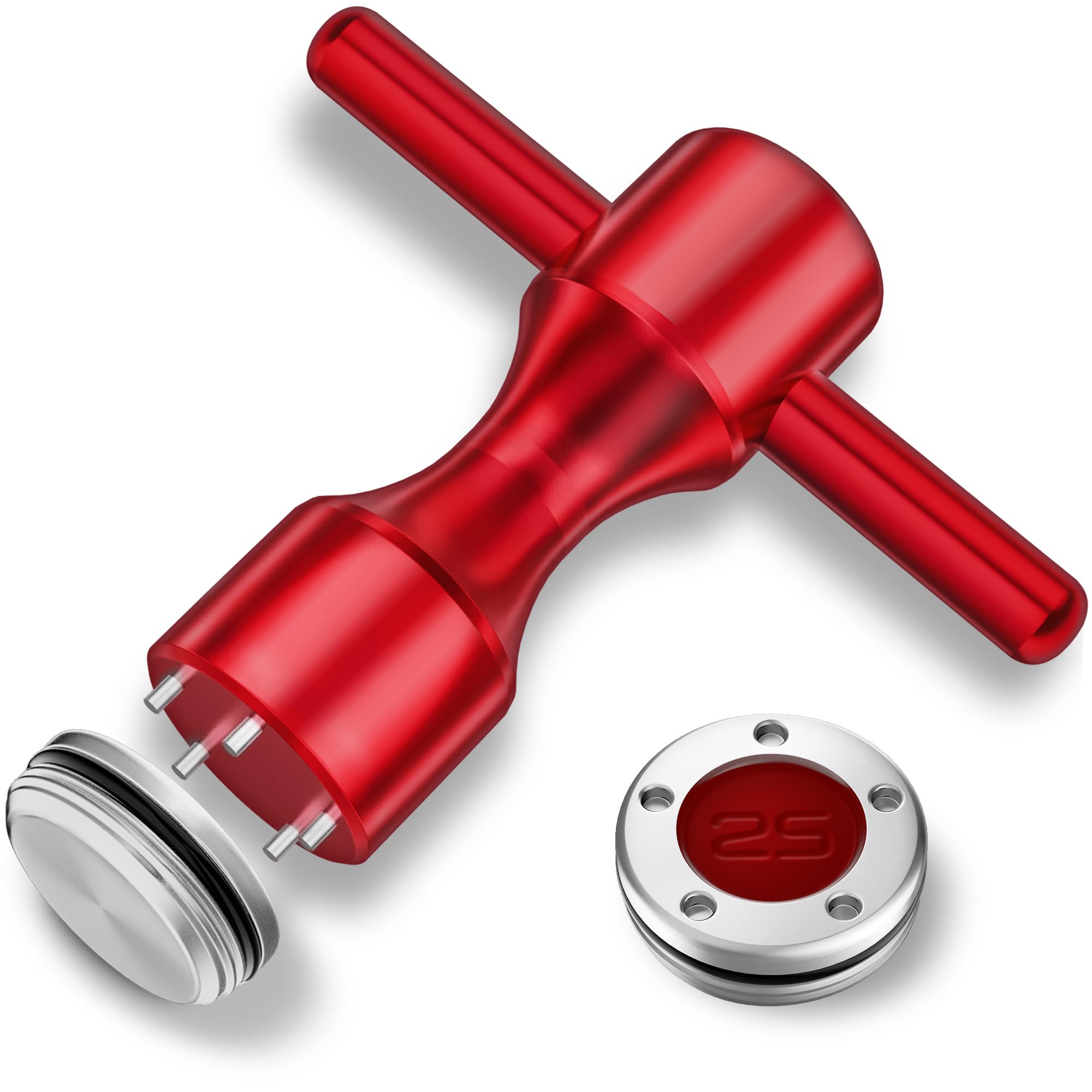 Gofotu Golf Head weight 2pcs. 25g Golf Custom Weights+Red Wrench Compatible with Titleist Scotty Cameron Putters Newport (25g)