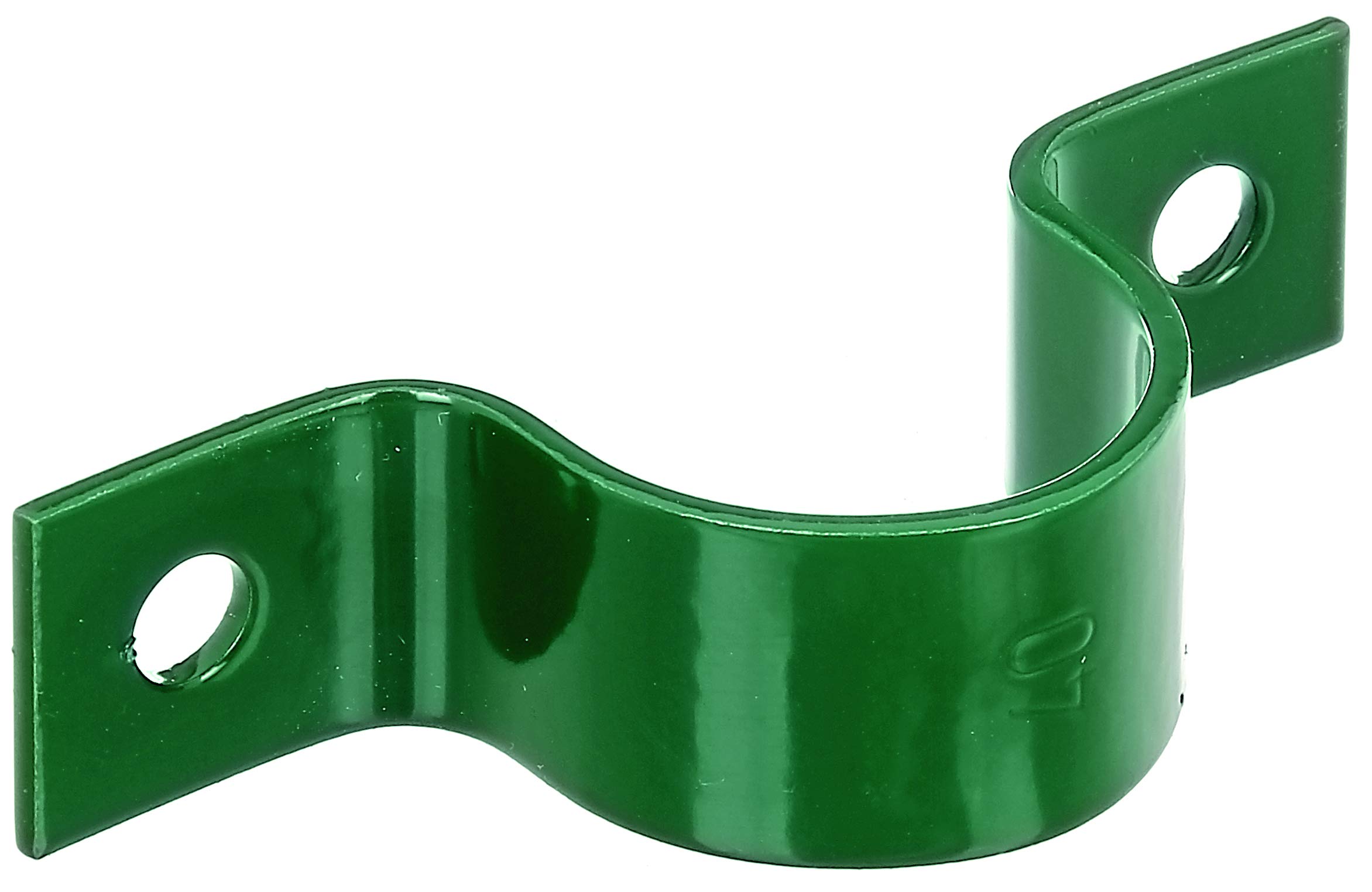 Pipe Clamp Plastic-Coated Green fr Posten 38 mm