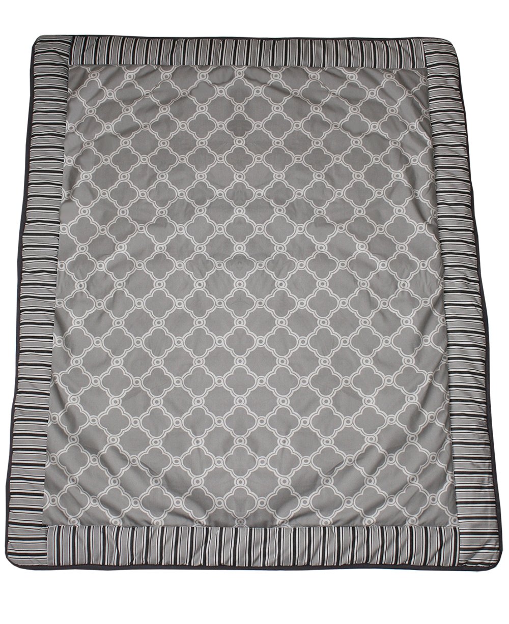Amazon.com: babyfad Quatrefoil Clover Gray 10 piezas Baby ...