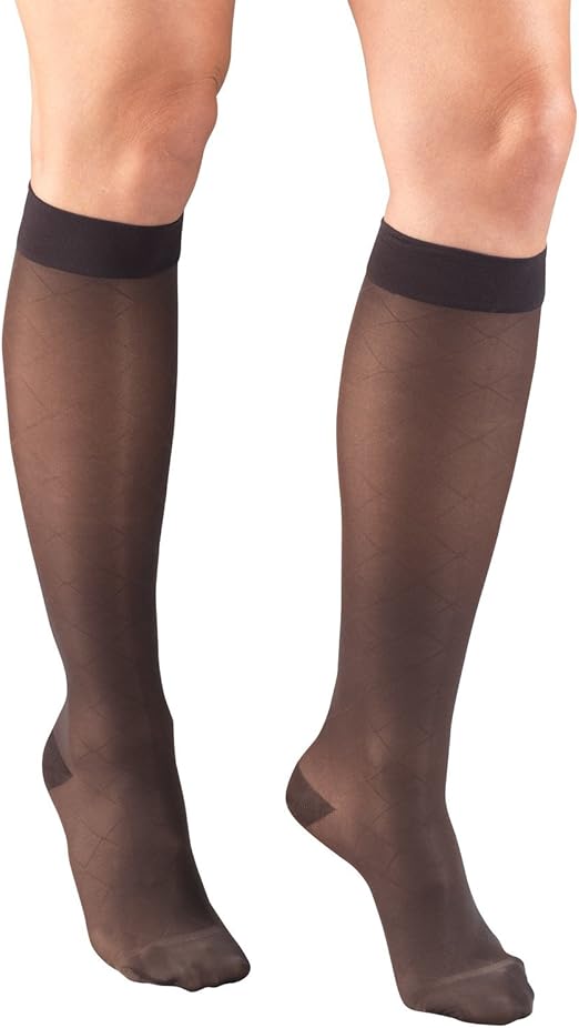 Juzo Naturally Sheer Knee High Compression Stockings, 15-20mmHg