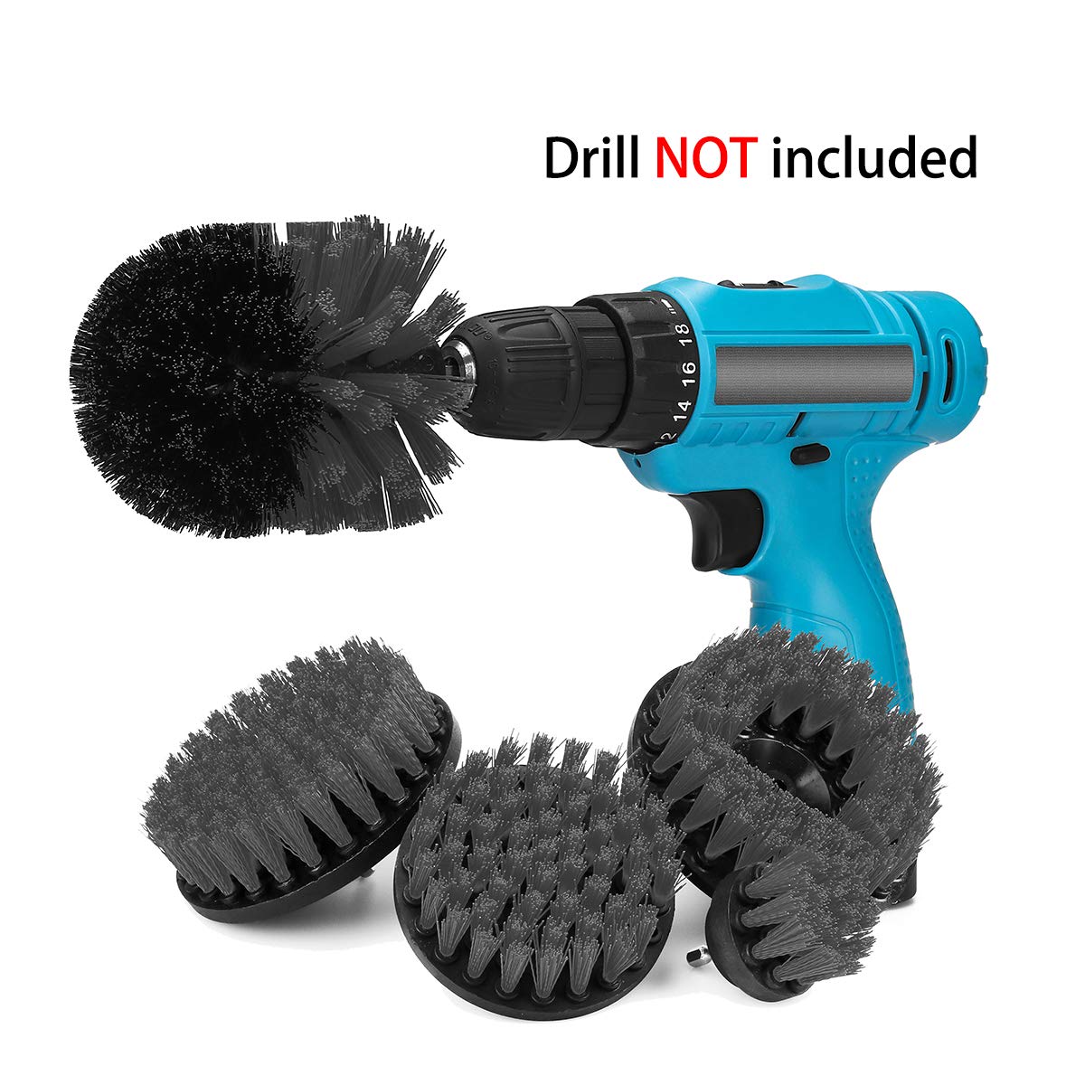 Replace Wire Brushes for Drill Ultra Stiff Polypropylene Drill