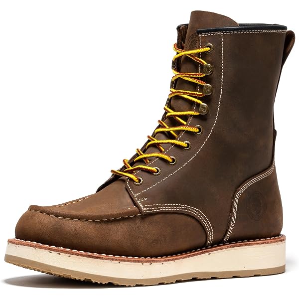 Amazon.com | ROCKROOSTER Norwood - Mens Soft Toe, Durable  display picture 2