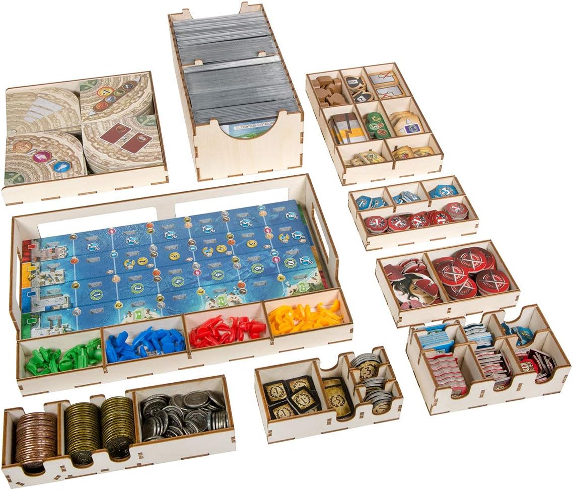 The Broken Token Wondrous Fleet Organizer, Natural, 275mm x 275mm x 77.5mm - Image 5