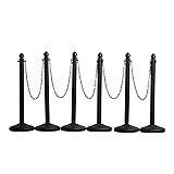 Montour Line Plastic Stanchion Black 2.5 Inch