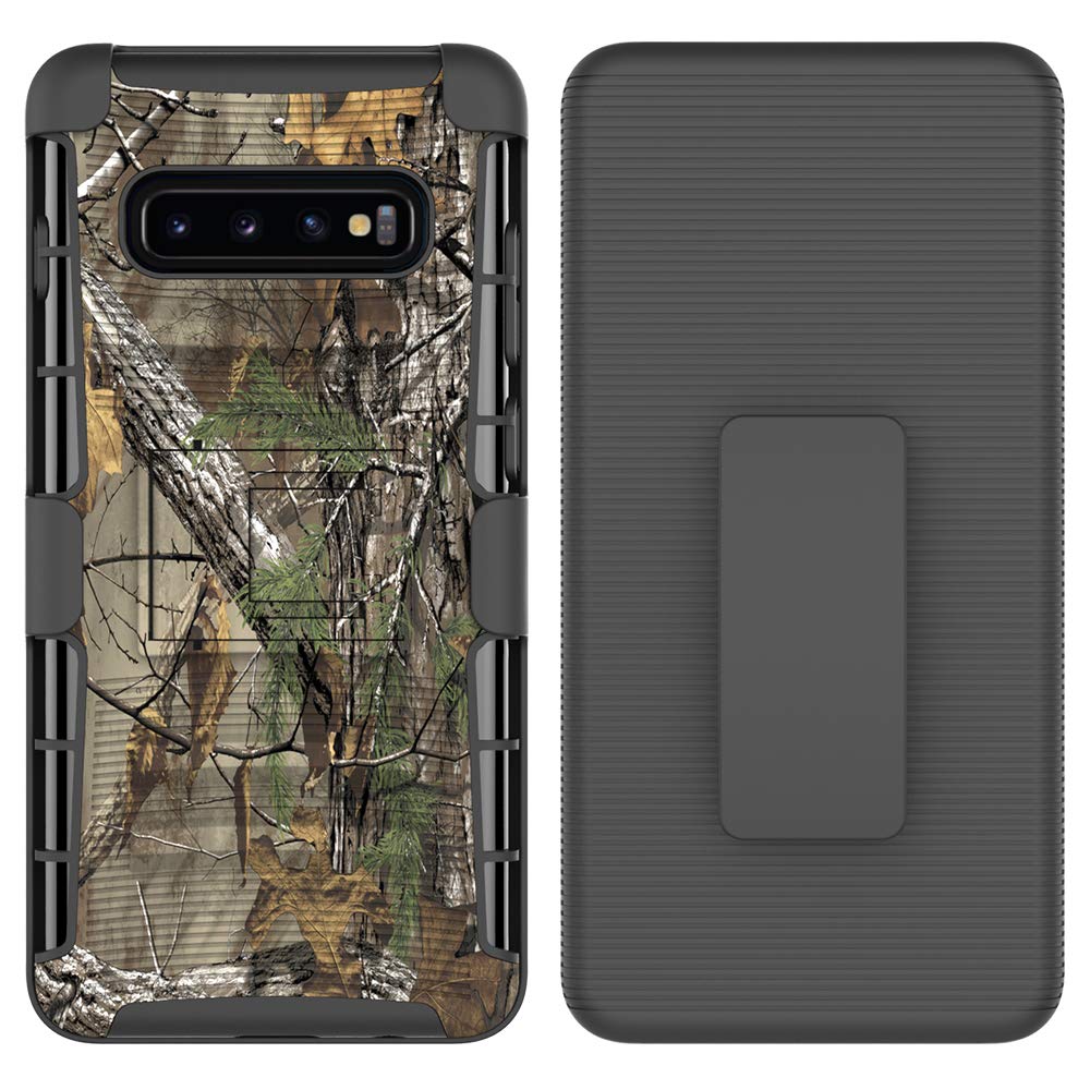 Samsung S10e Case, Shockproof Heavy Duty Rugged Locking Swivel Holster Belt Clip Kickstand Magnetic Full Body Hard Armor Protective Shell Phone Cover Case for Samsung Galaxy S10e