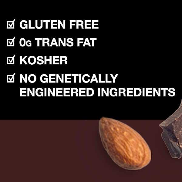 KIND BARS, DARK CHOCOLATE MOCHA ALMOND, HEALTHY SNACKS, GLUTEN FREE, LOW SUGAR, 5G PROTEIN, 12 COUNT