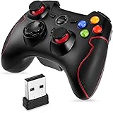 PS3 Gamepad, EasySMX 2.4G Wireless Gaming Controller Joystick Joypad f&uuml;r PC (Windows XP/7/8/8.1/10), PS3, Vista, TV Box, Android Handy (via OTG) mit Vibrationsfunktion und Schnellfeuerfunktion