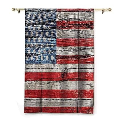 Amazon Com S Brave Sky Customized Roman Curtains American Flag