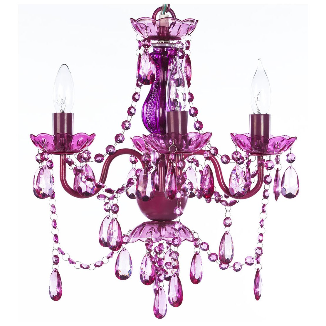 Small Purple Chandelier