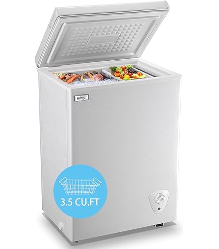 Amazon.com: Chest Freezer 3.5 Cu.Ft Small Deep Freezer Top Door