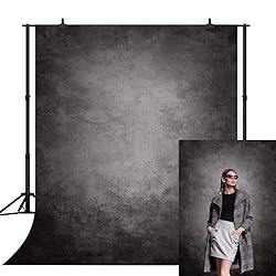 CapiSco 5X7FT Retro Abstract Gray Portrait Backdrop