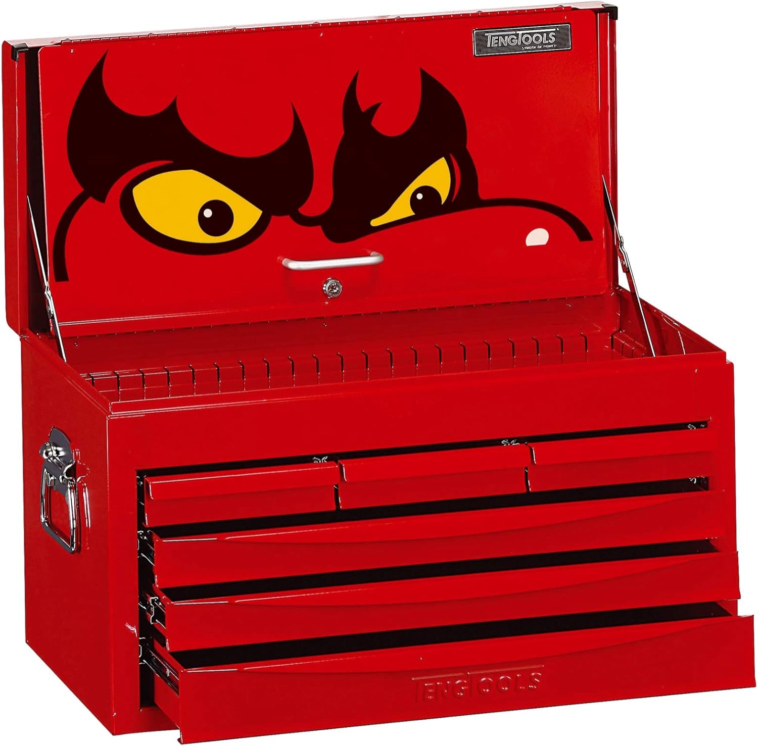 Teng Tools TC806SV 6 Drawer 8 Series Top Box with Ball Bearing Slides, Red, 1340 x 457 x 440 Teng Tools TC806SV 6 Drawer 8 Series Top Box with Ball Bearing Slides, Red, 1340 x 457 x 440