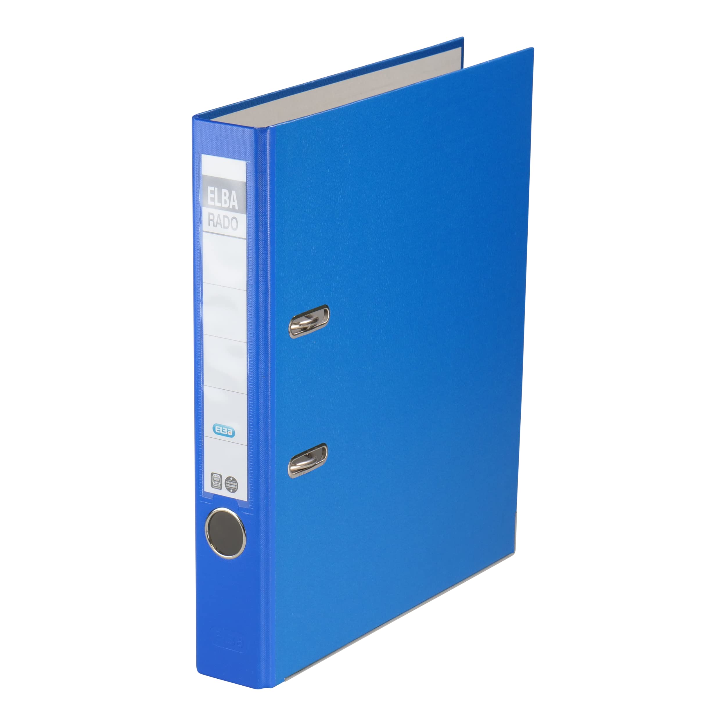 Elba Folder rado Brillant DIN A4, 5-Piece Pack, Quality Slot Folder File Narrow A4 Schmal Blue