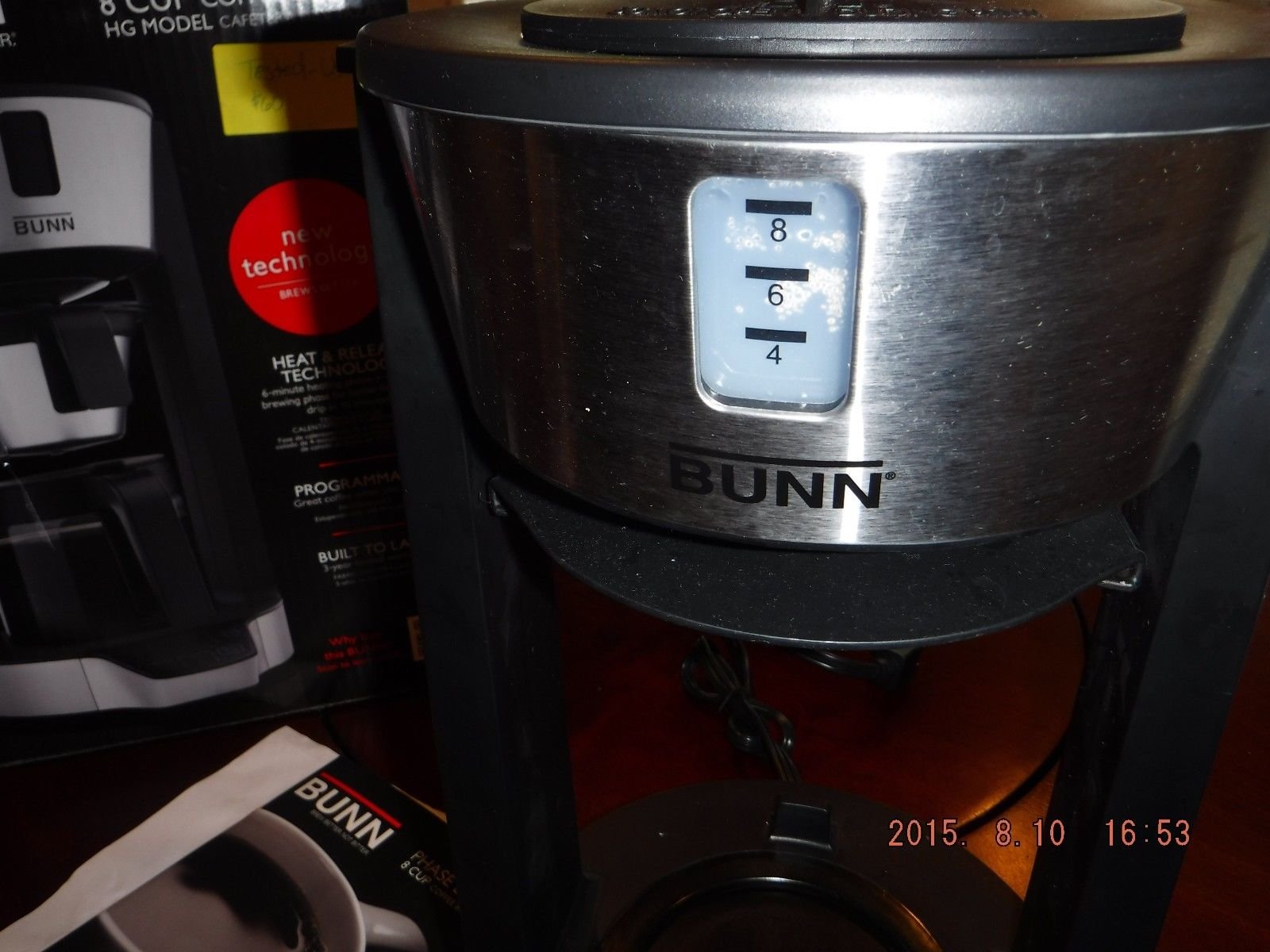 Bunn Hg Phase Brew 8 Cup Home Coffee Brewer | Desertcart Cayman Islands
