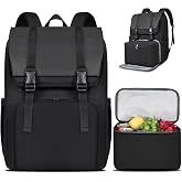 BERTASCHE Lunch Backpack for Men, 15.6 inch Laptop Backpack | Modern,Large Capacity,Water Resistant,Anti-Theft,Ideal for Work,College,Travel