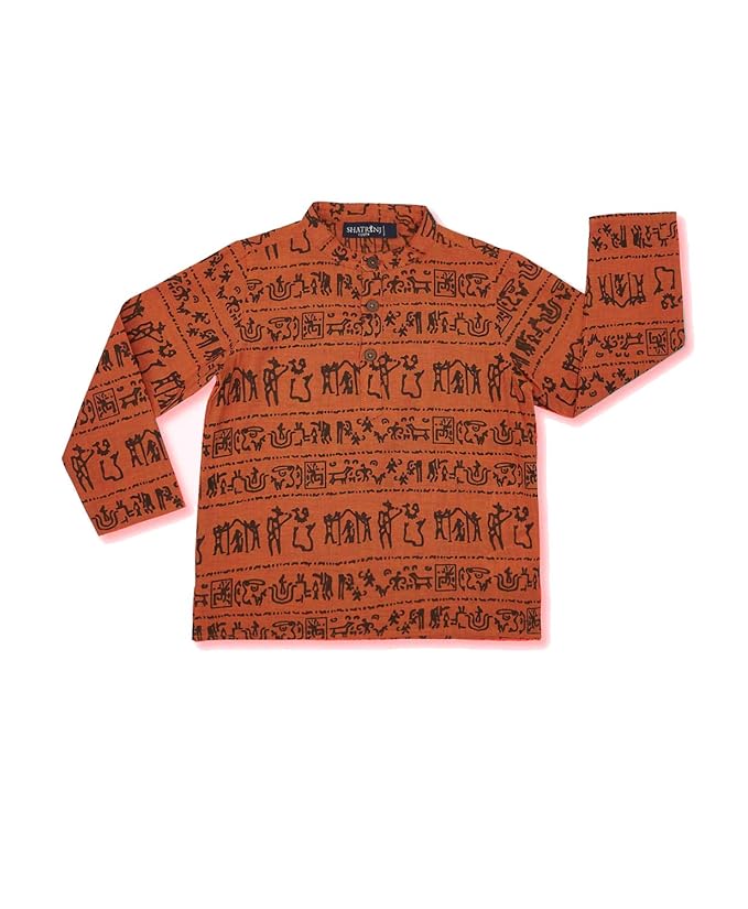 by Fbb Boys' Shirt Cotton Kurta