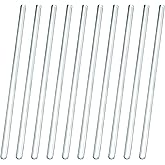 EISCO 10PK Glass Stirring Rods, 7.9" - Rounded Ends, 6mm Diameter - Excellent for Laboratory or Home Use - Borosilicate 3.3 G