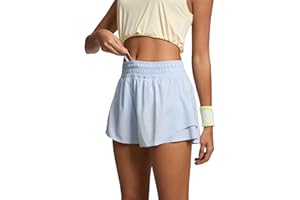 MCEDAR Running Shorts for Women High Waisted with Liner Athletic Shorts Quick Dry Workout Shorts