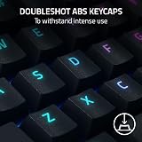 Razer BlackWidow V4 Green Switch Mechanical Gaming Keyboard UK Layout view 7