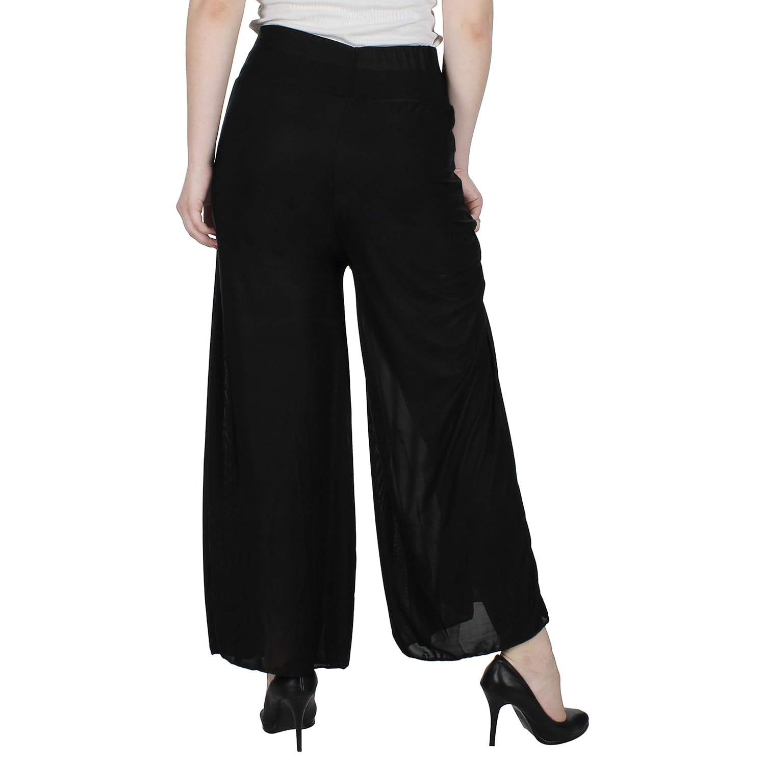 broadstar lycra daily wear women palazzo free size