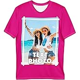 Pranboo® Custom T-Shirts, Cooling Fabric & Moisture Wicking for Unisex Adult丨Youth, Add Personalized Text · Photo · Logo