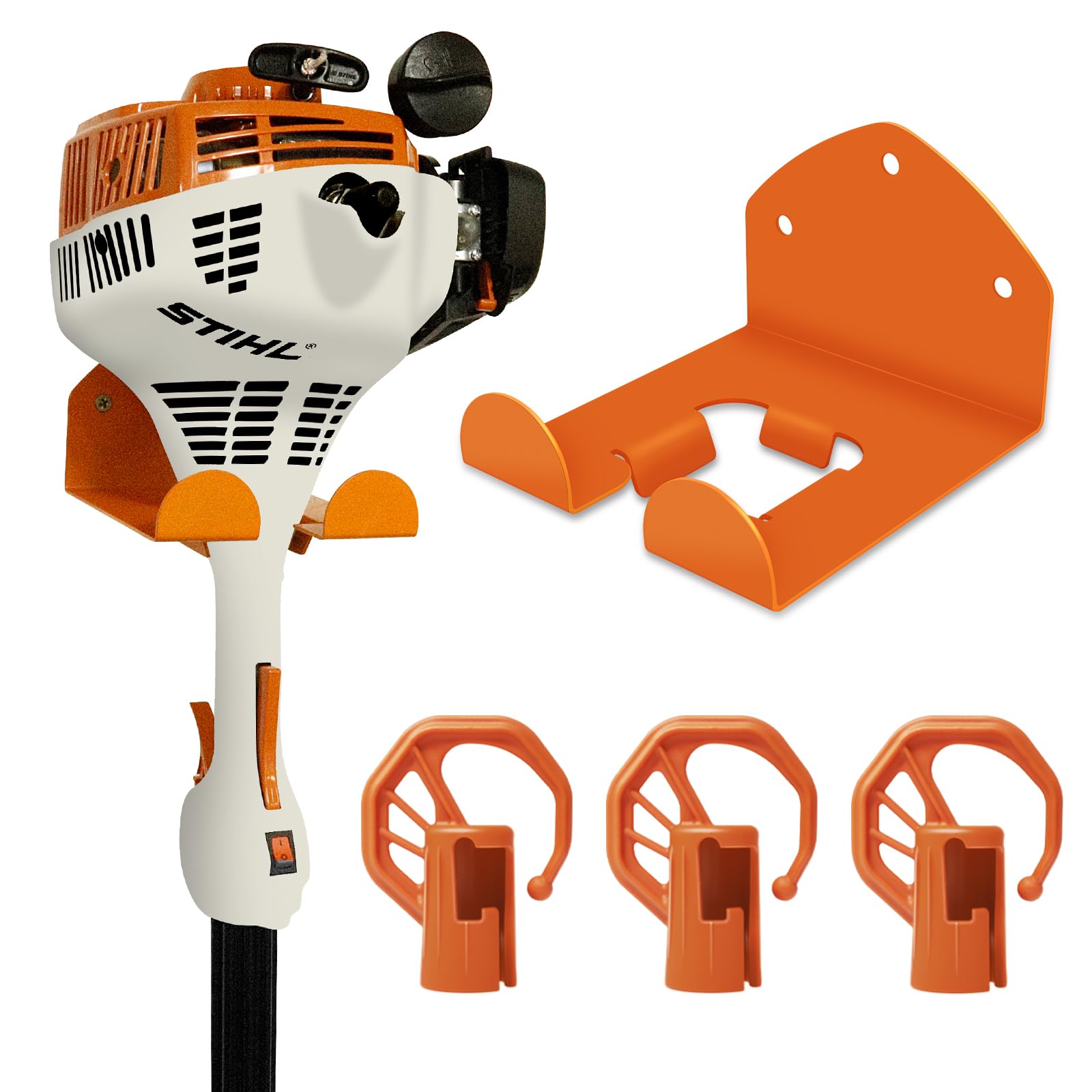 Mua 3 Pack Heavy Duty Garage Storage Hooks + 1 Pack Trimmer Rack Suit