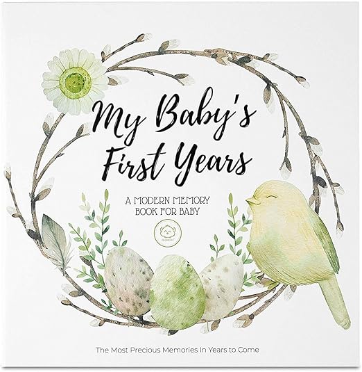 Baby First 5 Years Memory Book Journal 90 Pages Hardcover First Year