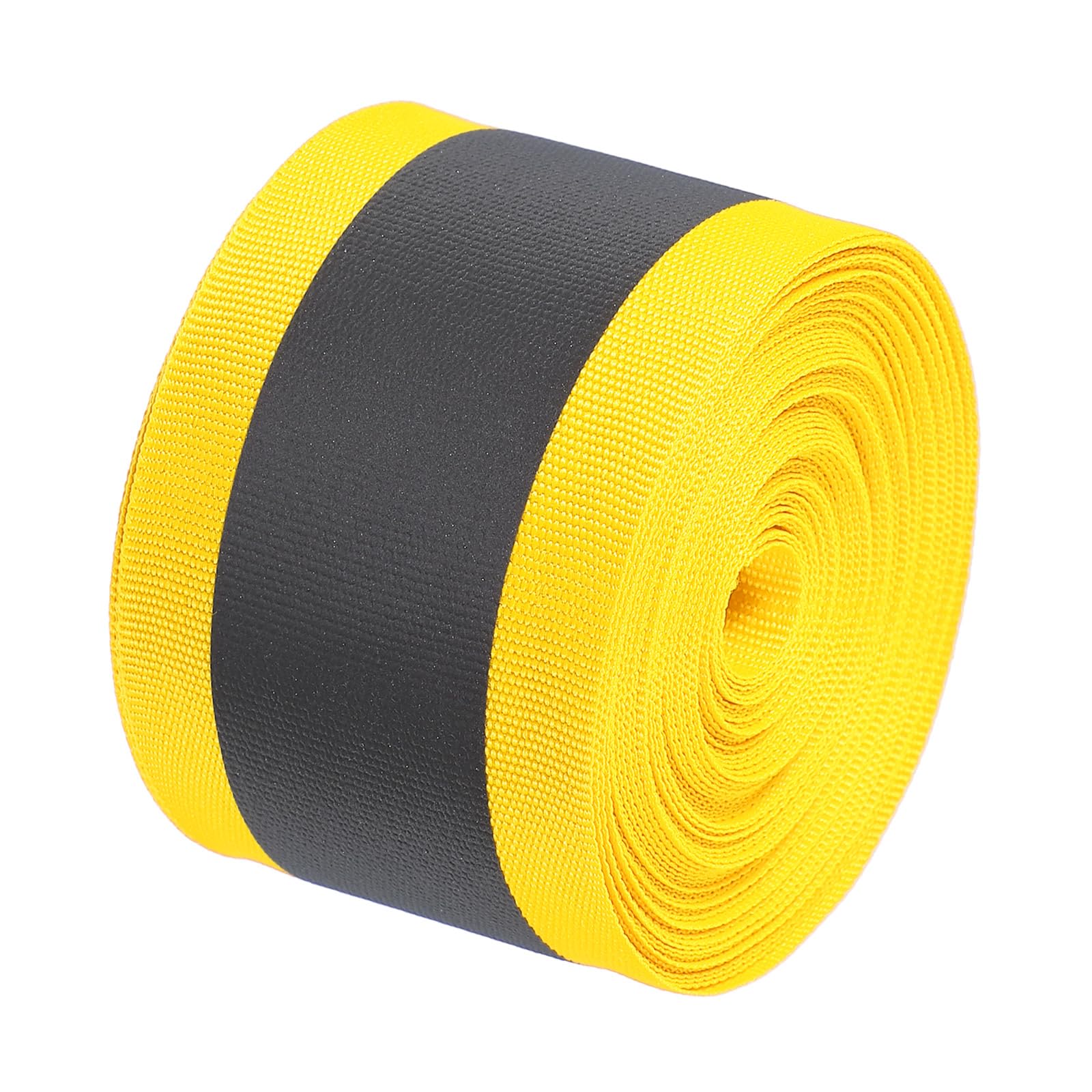 PATIKIL Reflective Tape Strip, 2" x 33FT High Visibility Reflective Strip Sew-on Reflective Tape DIY Safety Fabric Webbing for Bags Clothes Raincoats, Gold-yellow