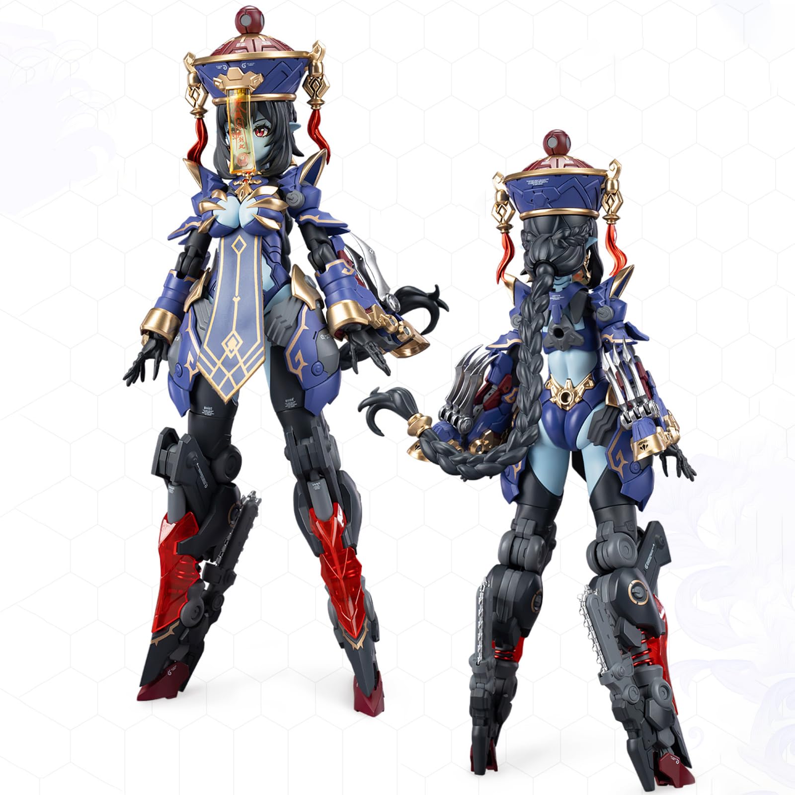 Photo 1 of *MISSING PARTS*
Pipigirl 1:12 Scale Plastic Model Action Figures Kits, Jiulian, Mecha Model, Mecha Musume, Height 7.48 in Anime Style Collectible Action Figures