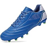 HaloTeam Soccer Shoes Mens Cleats Outdoor Professional Training Turf Football Boots Breathable Athletic Sneaker for AG/FG 6.5 US-11 US