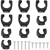 Vagocom 10Pcs Universal Flashlight Holder with Screws,Torch Mounting Brackets for Mounting Flashlight in Truck,Universal Clip