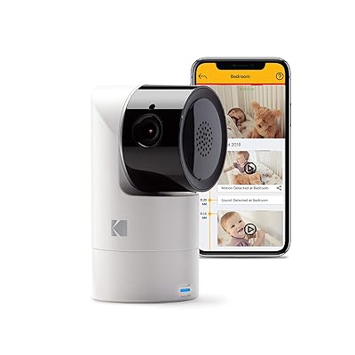 Kodak C125 Video Baby Monitor, with App and Two Way Talk, Comfort Your Baby, Elderly, Pets and Family from Anywhere, Whether You&rsquo;re Home or Away