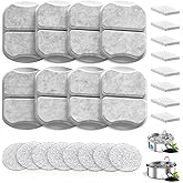 Large Dog Water Filter Replacement Compatible with 7L/230oz/1.8G Stainless Steel Pet Water Fountain Cat Pet Water Fountain Filters (8+8+8)