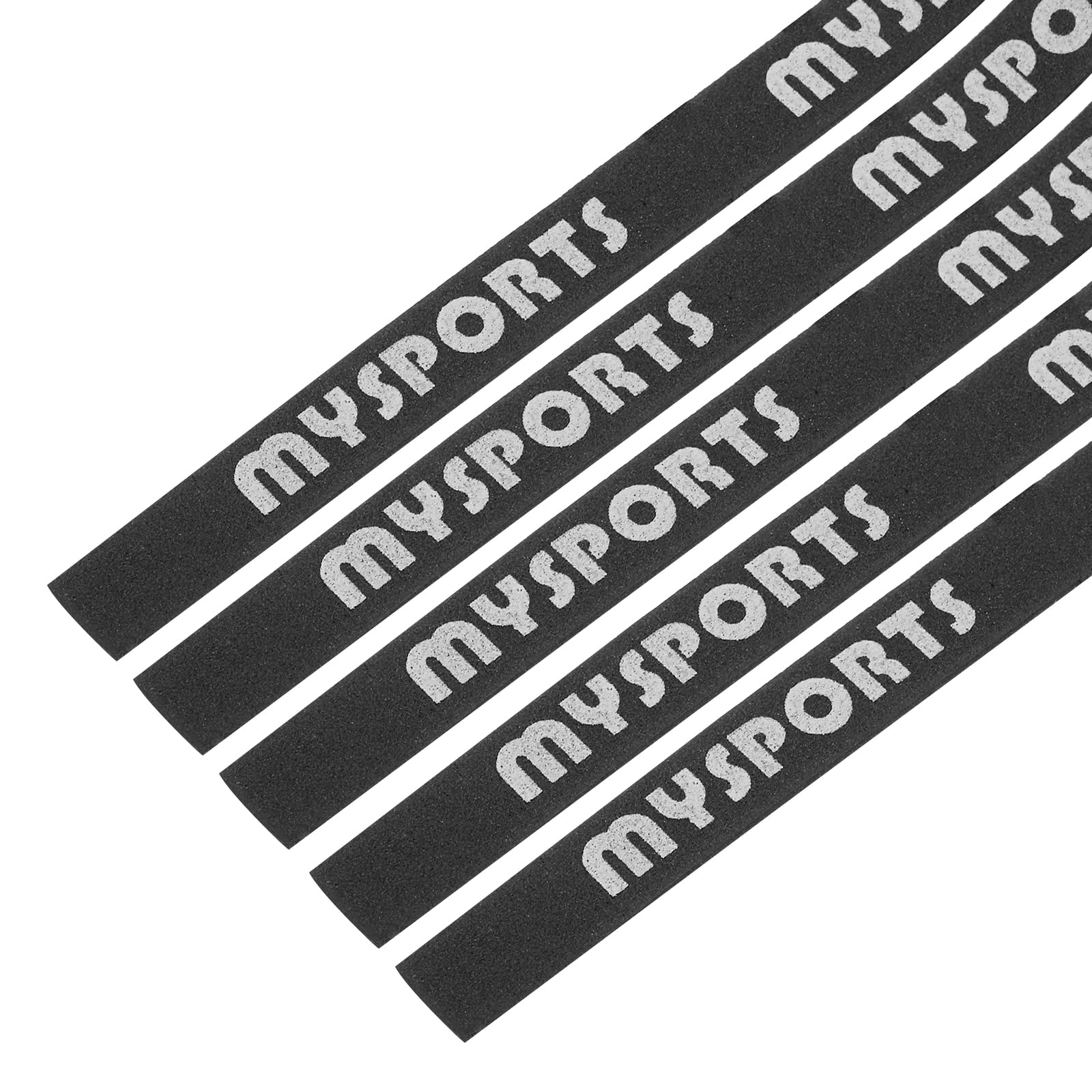 PATIKIL 18x0.4 Table Tennis Racket Edge Tape, 5 Pack Ping-Pong Racquet Side Tape Protect the Edges of Rubber and Blade for Paddles Racket, Black