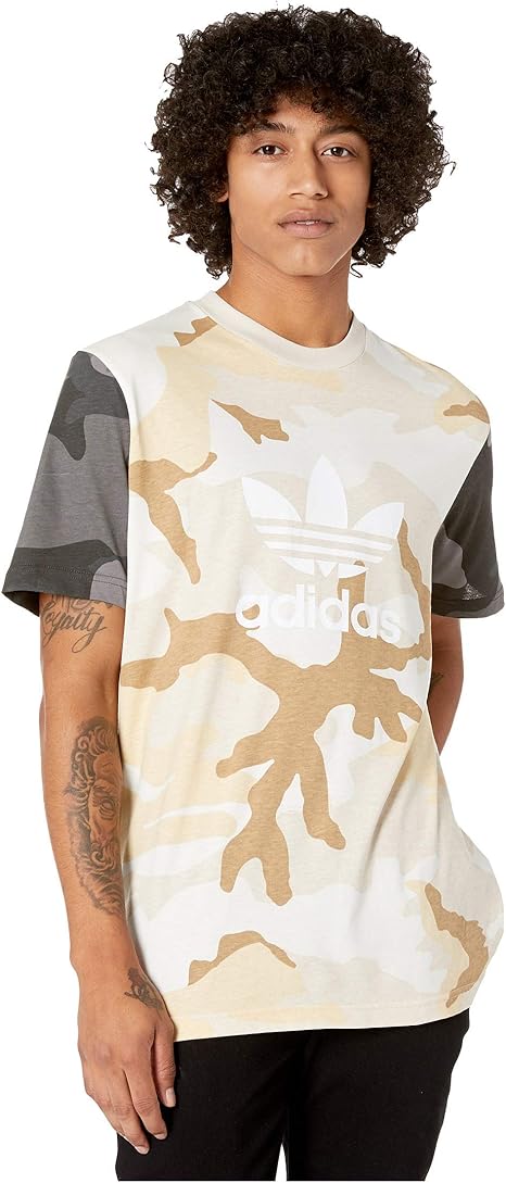 Amazon Adidas オリジナルズ メンズ 迷彩柄 ミックスtシャツ メンズ 通販