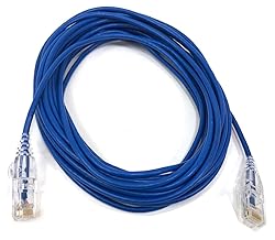 MICRO CONNECTORS 14 Feet Cat6A Ultra Slim Patch
