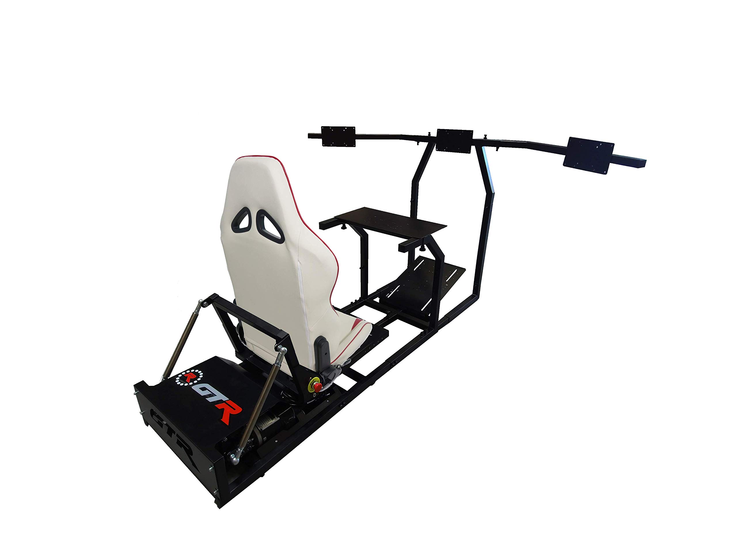 GTR Simulator - GTM Motion Cockpit w/Real Racing Seat for Racing Simulator Flight Simulator & Drivin