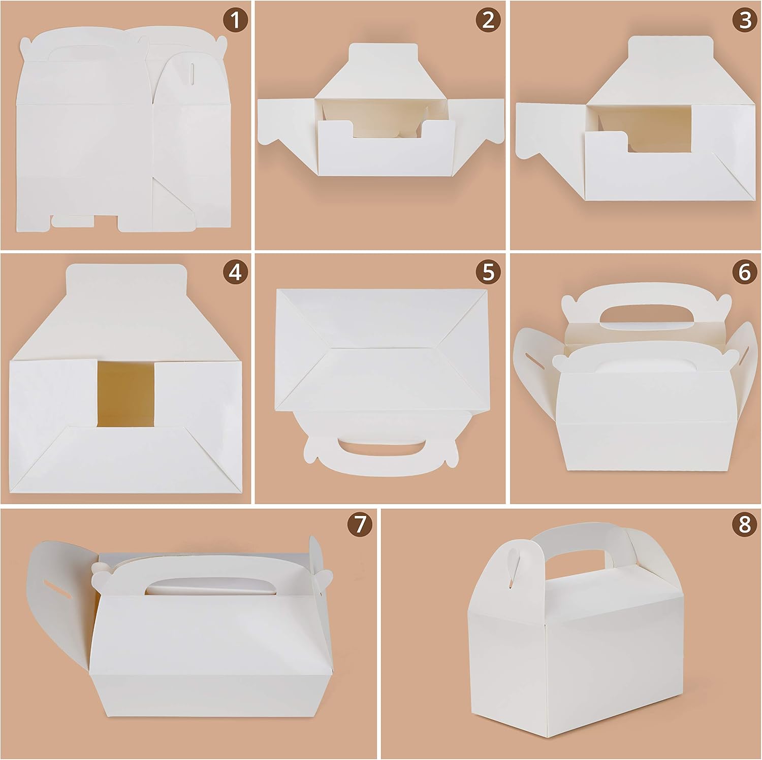 Belle Vous White Gift Boxes for Presents (24 Pack), Small Gift Boxes with Lids for Bridesmaid Proposal Birthday Presents - Image 5