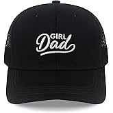 SJUDHHG Girl Dad Hat, Mens Birthday Gift Ideas, Adjustable Embroidered Funny Trucker Hat