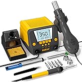 BK882 Soldering Station 2-in-1 Hot Air Rework Station,Soldering Stations with °F /°C, Cool/Hot Air Conversion, Digital Temper