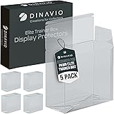 Dinavio Crafthouse PET Plastic ETB Protector Case 5 Pack - Elite Trainer Box Protector - ETB Case Compatible with Elite Trainer Boxes (Pack of 5)