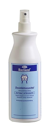 Bactazol Desinfektionsmittel, Rundum-Hygiene mit 3-fach Wirkung: desinfiziert, reinigt, desodoriert