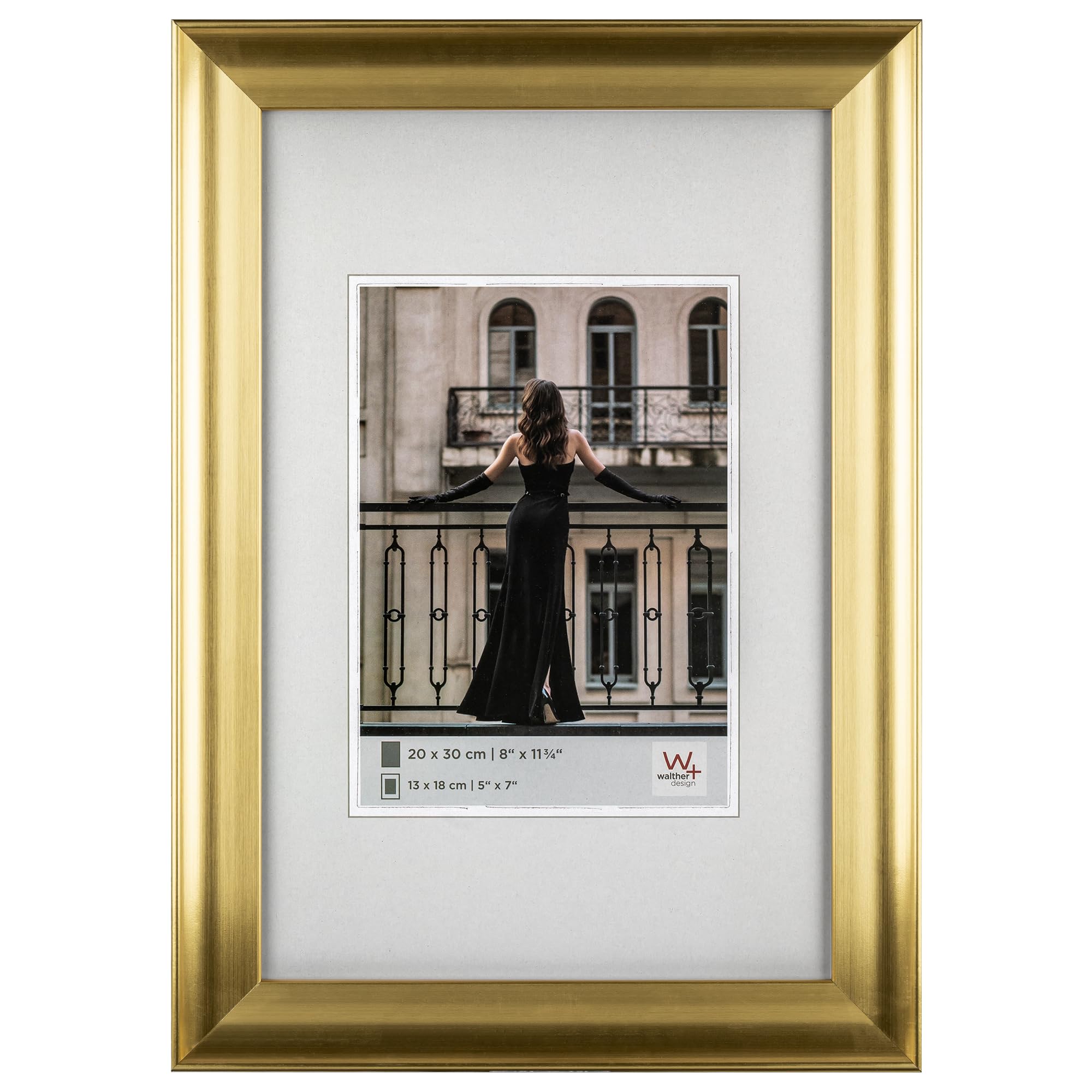 walther design Venice JL050G Picture Frame, 40 x 50 cm, Gold