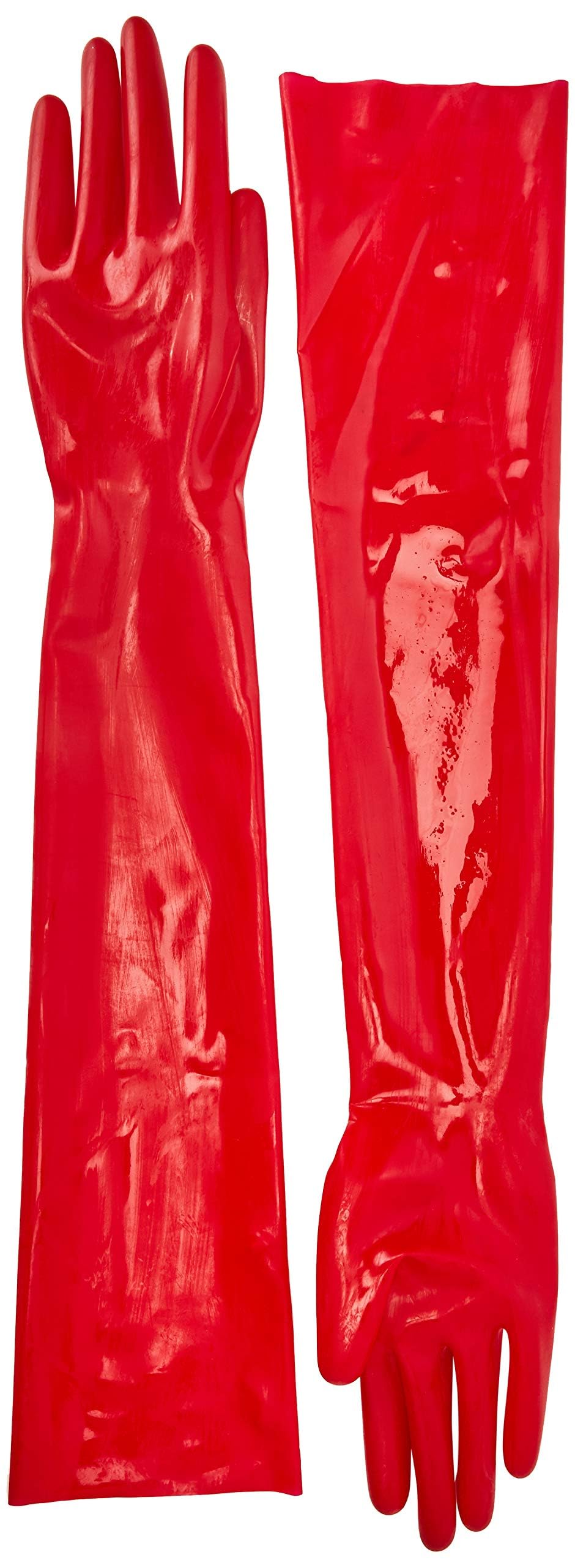 The Latex Collection Women's 29001493031 Latex Gloves red The Latex Collection Medium, (Rosso 001), M UK