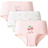 Balabala Girls Underwear Pack Cotton Toddler Girls Panties Cute Comfortable Little Girl Underwear Soft Breathable Panties
