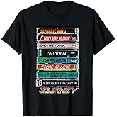 Journey Iconic Tape Deck Hits Retro Vintage Chest Poster T-Shirt